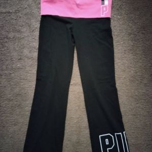 Pink yoga pants